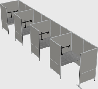 Small private panel system