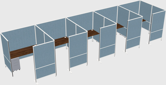 具有隐私的灵活面板系统