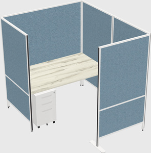 Flexible panel system with privacy