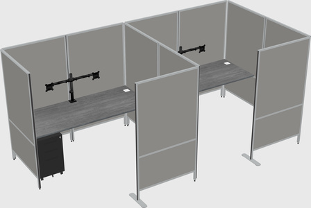 Flexible panel system with privacy