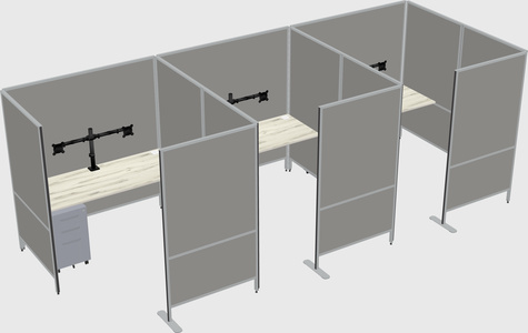 Système de panneaux flexibles avec confidentialité