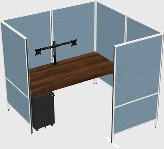 Flexible panel system with privacy