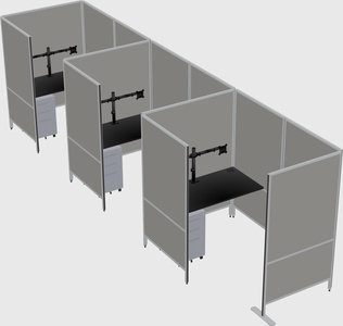 Small private panel system