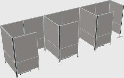 Small private panel system