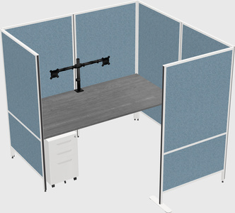 Flexible panel system with privacy