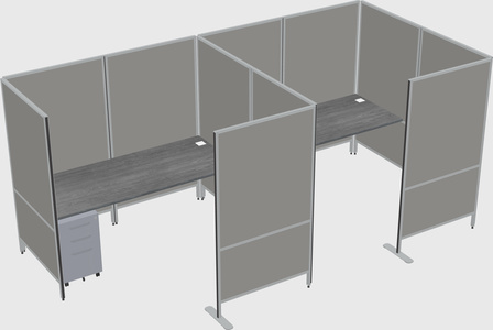 Flexible panel system with privacy