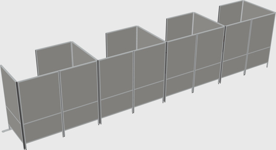 Small private panel system