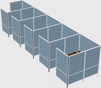 Flexible panel system with privacy