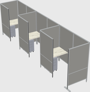 Small private panel system