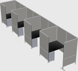 Small private panel system