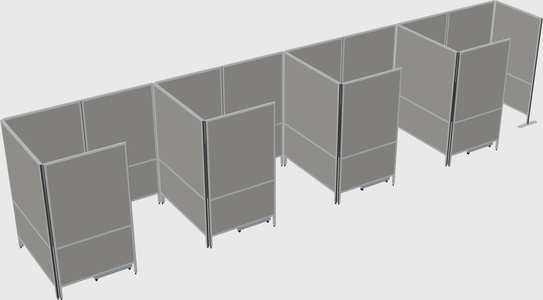 Small private panel system