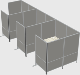 Flexible panel system with privacy