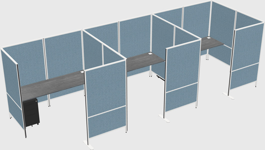 Flexible panel system with privacy