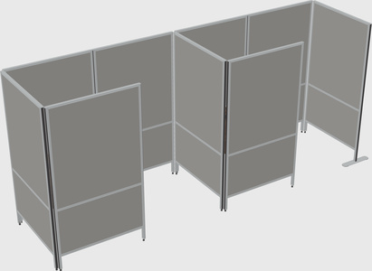 Small private panel system