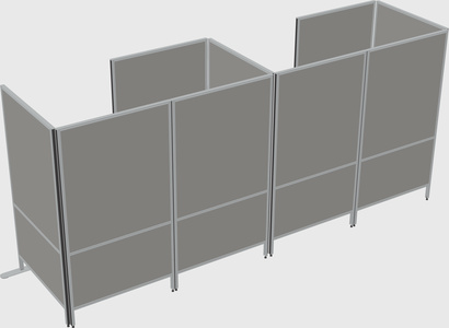 Small private panel system