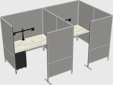 具有隐私的灵活面板系统