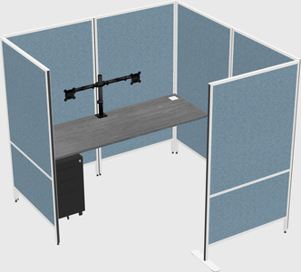 Système de panneaux flexibles avec confidentialité