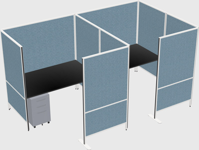 Flexible panel system with privacy