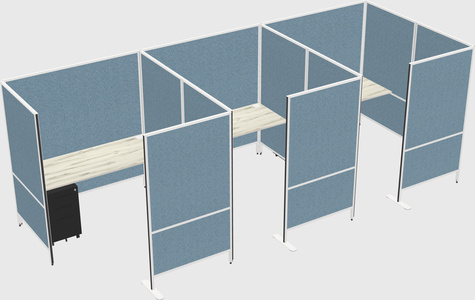 Flexible panel system with privacy