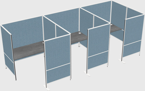 Flexible panel system with privacy