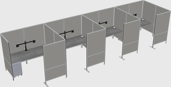 Flexible panel system with privacy