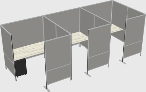 Système de panneaux flexibles avec confidentialité