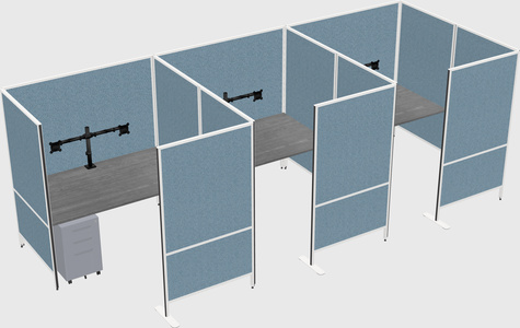 Flexible panel system with privacy