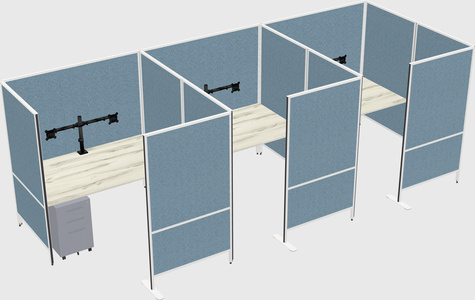 Flexible panel system with privacy