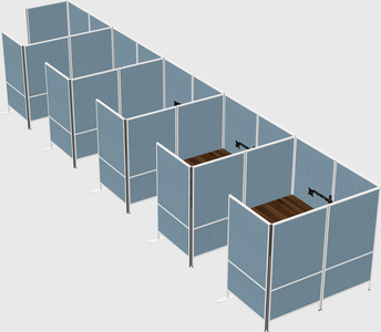 Flexible panel system with privacy