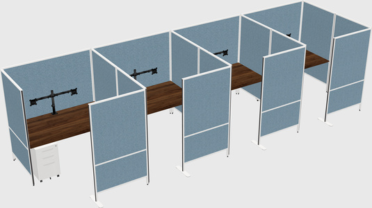 Système de panneaux flexibles avec confidentialité