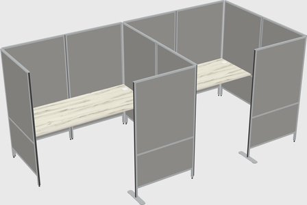 Flexible panel system with privacy