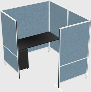 Flexible panel system with privacy