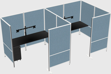 Système de panneaux flexibles avec confidentialité