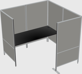 Flexible panel system with privacy