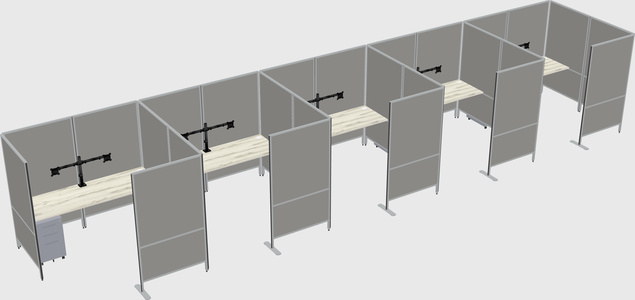 Système de panneaux flexibles avec confidentialité