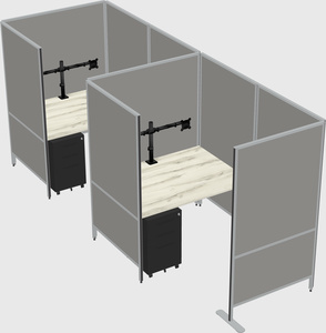 Small private panel system