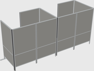 Small private panel system