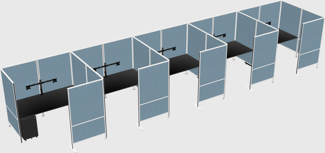 具有隐私的灵活面板系统