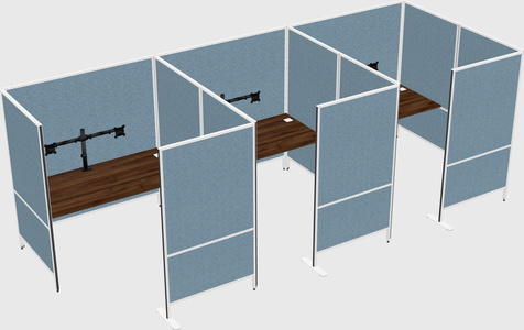 Flexible panel system with privacy