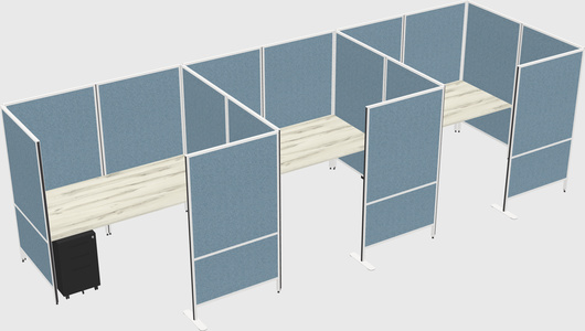 Flexible panel system with privacy
