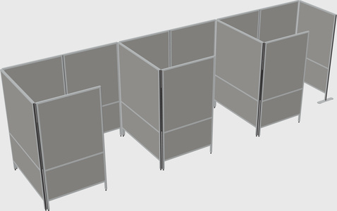 Small private panel system