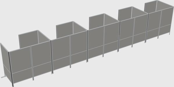 Small private panel system