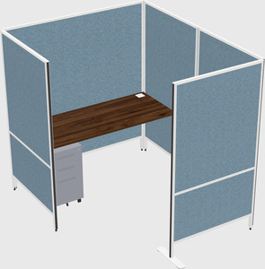 Flexible panel system with privacy