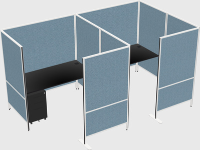 Flexible panel system with privacy