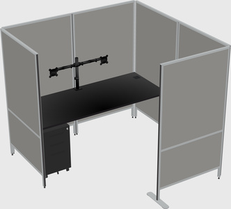 具有隐私的灵活面板系统