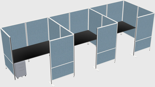 Système de panneaux flexibles avec confidentialité