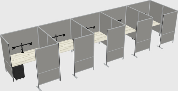 具有隐私的灵活面板系统