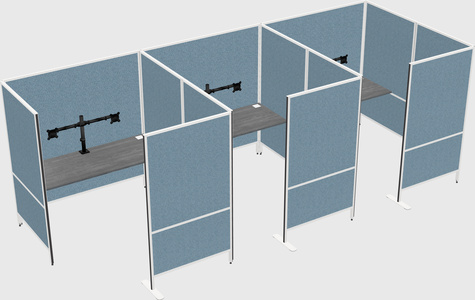 Flexible panel system with privacy