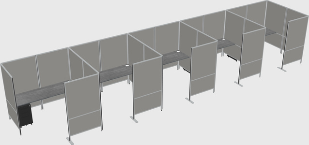 Système de panneaux flexibles avec confidentialité