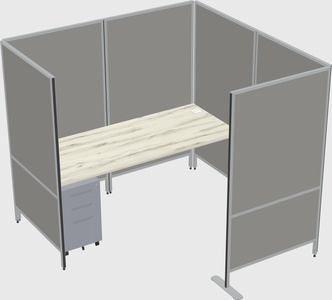 Flexible panel system with privacy